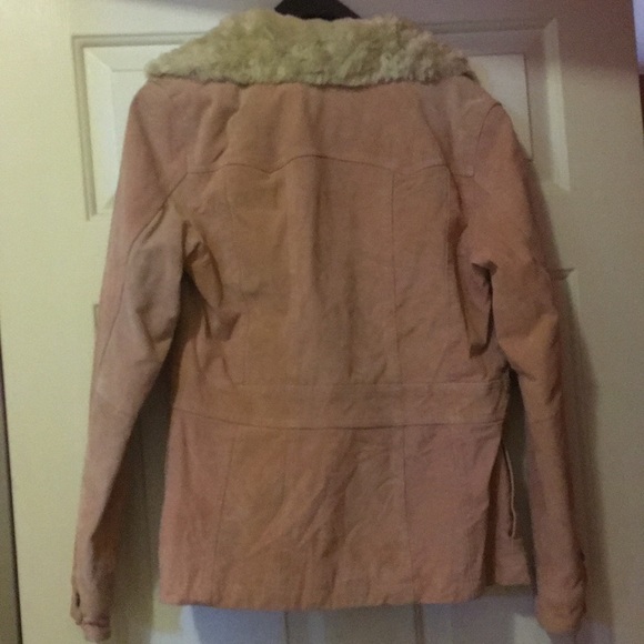Vintage pink suede jacket - Picture 2 of 5